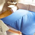 thumbnail image 3 of 75*210cm Cotton Sleeping Bag Sheet with Continuous Zipper Lightweight Comfort Sleeping Bag and Travel Blanket in One - Summer Sleeping Bag Liner Inner, 3 of 5