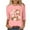 Pink, variant on SHE IS Womens 3/4 Sleeve Tops, Plus Size Shirts for Women 2x Workout Tops for Women Long Sleeve Fitted 3/4 Length Sleeve Womens Tops Plus Size Tunic Womens Tunic Tops 3/4 Sleeve for Leggings