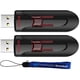 thumbnail image 2 of SanDisk 128GB Glide 3.0 CZ600 (2 Pack) 128GB USB Flash Drive Flash Drive Jump Drive Pen Drive De alto rendimiento - con (1) Todo menos Stromboli (tm) Cordón, 2 of 2
