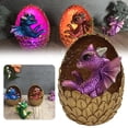 thumbnail image 1 of Decoraciones de escritorio, simulaciones de huevos de dragón de cristal, adornos de huevos de dragón de resina, adornos de huevos de dragón de cristal impulsados por el rendimiento, 1 of 8
