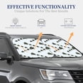 thumbnail image 4 of Sikiie Sea Turtle Print Foldable Car Windshield Sun Visor, Car Window Sunshade Suitable for Sedan, SUV and Truck Car Accessories-Small, 4 of 6