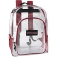 thumbnail image 6 of Trailmaker Clear Backpacks With Side Pockets, Assorted Color Trims, Pack Of 24 Backpacks, 6 of 7