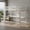 White, variant on Demi Bonn Loft Bed Twin Size, Solid Wood Low Loft Bed with Guard Rail and Ladder, Modern Wooden Loft Bunk Bed Frame, White