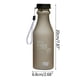 thumbnail image 2 of Vaso de plástico esmerilado transparente de 550 ml, portátil, irrompible, deportes al aire libre, botella de agua de viaje, 2 of 3