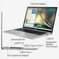 thumbnail image 6 of Acer Aspire 5 A515-56-32DK Slim Laptop | 15.6" Full HD IPS Display | 11th Gen Intel Core i3-1115G4 Processor | 4GB DDR4 | 128GB NVMe SSD | WiFi 6 | Windows 11 Home in S mode, 6 of 9