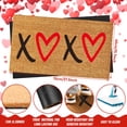 thumbnail image 4 of Valentine's Day Coir Doormat Outdoor Indoor Love Hearts Welcome Door Mat Valentine's Day Rug Front Door Mat for Porch Decor Gifts, 16*24in D, 4 of 8