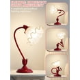 thumbnail image 4 of Vintage Flower Desk Lamp - 3-Color Adjustable Cottagecore Lamp for Aesthetic Flower Lamps for Bedrooms and Office, 4 of 7