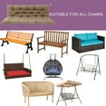 thumbnail image 5 of XXLYY Porch Swing Cushions, Waterproof Swing Replacement Cushions with Backrest and Ties, Garden Bench Seat Cushion, Outdoor Porch Patio Swing Non-Slip Chairs Pad, 5 of 8