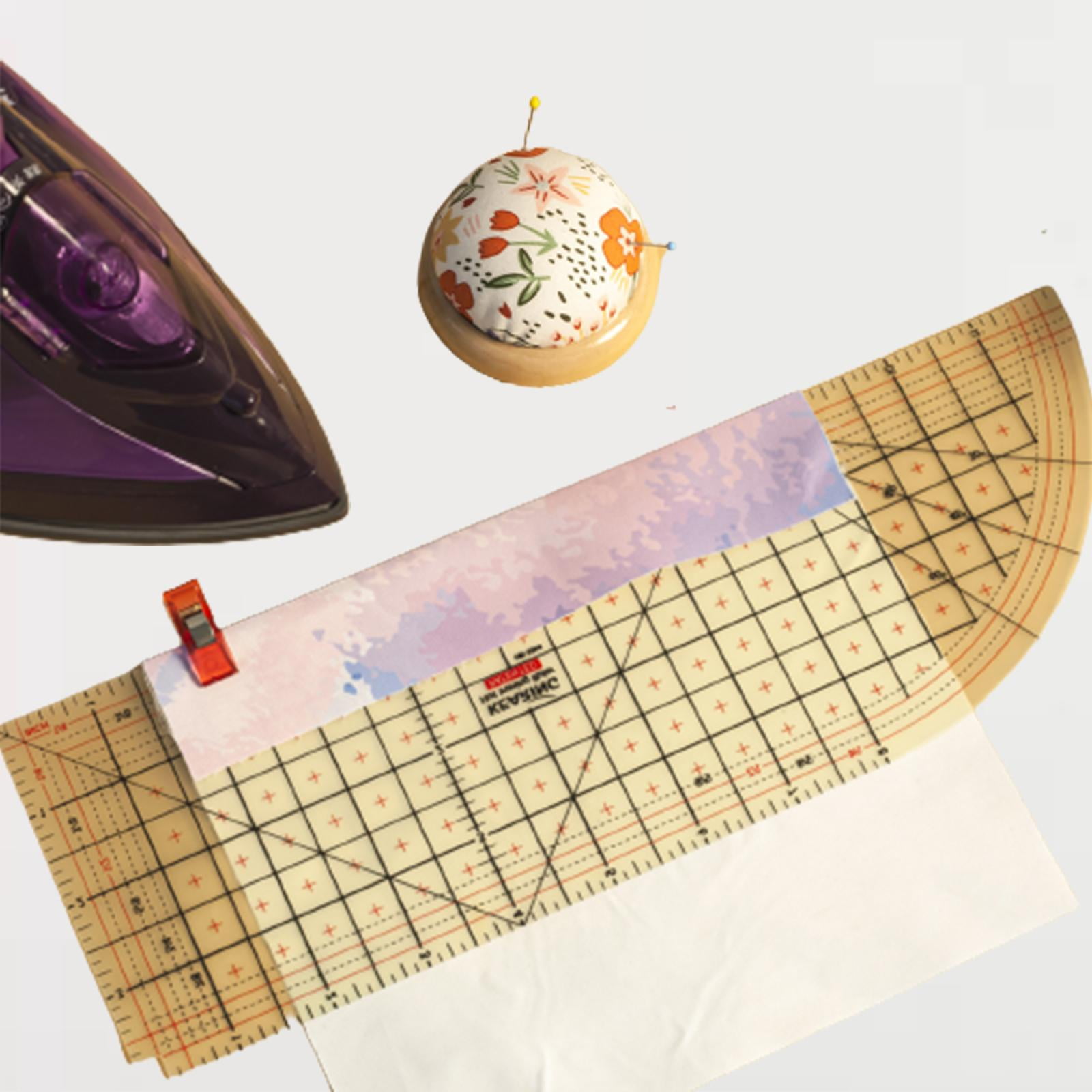 Hot Hem Ruler Tailor Patchwork Ruler Portable Heat Resistant Quilting