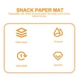 thumbnail image 2 of 400pcs Kitchen Baking Cake Oil-proof Paper Cake Sandwich Greaseproof Paper, 2 of 8