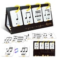 thumbnail image 2 of Tarjetas de para piano, accesorios para entrenamiento, tarjetas de notación musical portátiles para principiantes, piano casero, 2 of 8