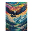 thumbnail image 3 of Sheronv Eagle Mountain Rainbow Wooden Jigsaw Puzzle Vertical Style Gift for Family Friends 500 Pieces 500PCS, 3 of 8