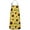 Green Sunflower Pattern, variant on Yellow Dot Sunflower Bee Pattern Apron-Garden Aprons for Women with Pockets-Cotton Linen Waterproof Kitchen Cooking Gardening Aprons Adjustable for Kitchen,Cooking,BBQ and Salon 33x27 Inch