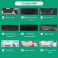 thumbnail image 4 of Geekria 90%-96% Keyboard and Mouse Case, Hard Shell Travel Carrying Bag for 100 Keys Computer Mechanical Keyboard and Mouse Combo Case, Compatible with ASUS ROG Strix Scope II 96, AULA F99, 4 of 6