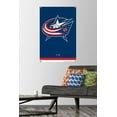 thumbnail image 2 of NHL Columbus Blue Jackets - Logo 21 Wall Poster with Pushpins, 22.375" x 34", 2 of 6