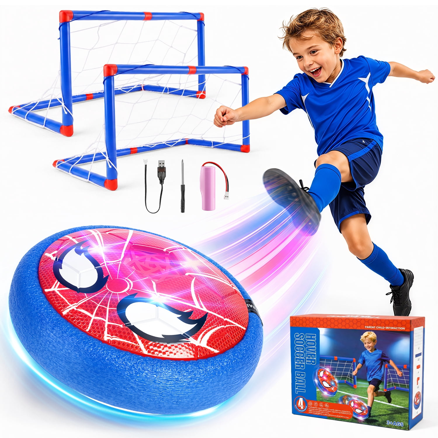 Kidoozie Action Soccer, Motorized Soccer Sport Activity for Indoor