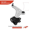 thumbnail image 4 of A-Premium Front Left Lower Control Arm with Ball Joint Compatible with Ford Edge 2015-2022 Lincoln MKX 2016-2018 Replace# F2GZ3079B, F2GZ3079C, 4 of 8
