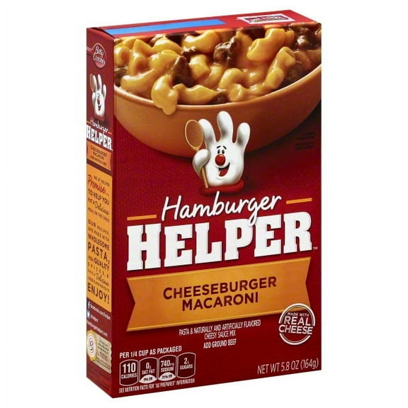 General Mills Hamburger Helper Cheeseburger Macaroni, 5.8 oz