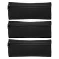 thumbnail image 4 of Estuches para lápices con cremallera frontal, bolsa multifunción de gran capacidad, almacenamiento de papelería portátil de neopreno (negro), 3 uds. YUNYI BRAND  Deportes, 4 of 8