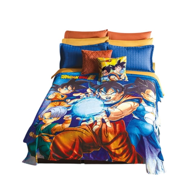 Cobertor Ultrasuave Dragon Ball Team Mat/Ind Concord