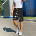 thumbnail image 6 of Naloa Happy New Year1 Men's Short Pajama Pants, Pj Shorts, Lounge Comfort Shorts-Large, 6 of 6