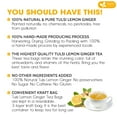 thumbnail image 5 of FreshDrinkUS, Premium 135 Tulsi Lemon Ginger Tea Bags, 100% Natural & Pure from Tulsi Holy Basil Leaves, Lemon and Ginger. Made with Natural Material Tea Bags. No Sugar, No Caffeine, Vegan., 5 of 9