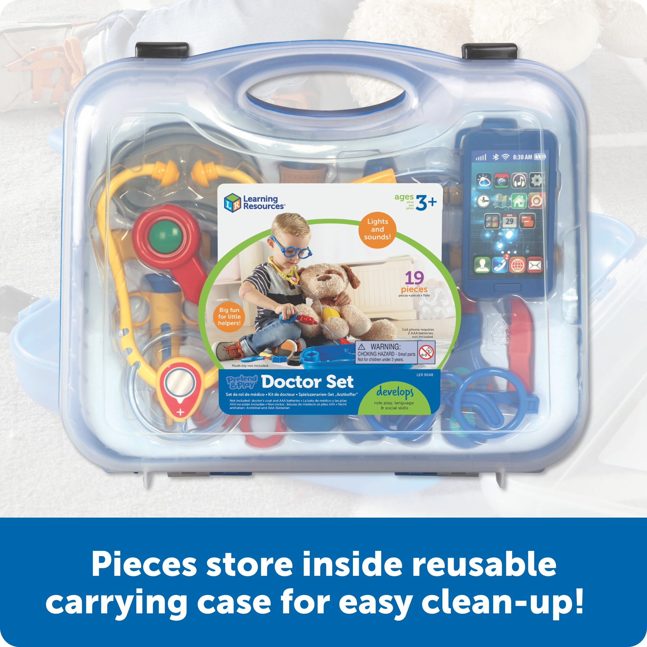 Learning Resources Pretend & Play Doctor Set - Medical Costume Kit , Ages 3+