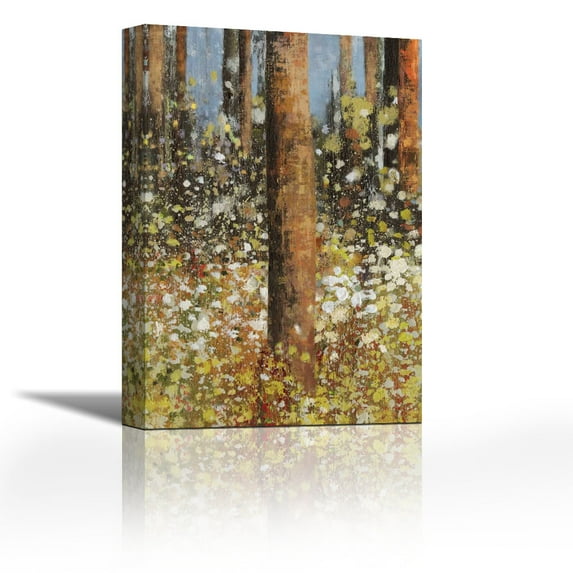 Field of Flowers II - mini - Contemporary Fine Art Giclee on Canvas Gallery Wrap - wall décor - Art painting - 18 x 27 Inch - Ready to Hang