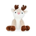 thumbnail image 2 of Wonder Nation Girls Reindeer Plush Keychain Bag Charm, Tan, 2 of 3
