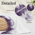 thumbnail image 6 of Purple Mist Forest King Size Pillow Cover, Pillowcase Protectors with Zipper, Breathable Decorative Throw Pillow Case Cover, Simple Trees Mountains Landscape Pillow Shams for Couch Sofa 20x36Inch, 6 of 8