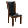 thumbnail image 2 of Furniture of America Waverly Faux Leather Side Chair in Brown Cherry (Set of 2), 2 of 6