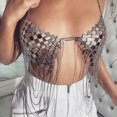 thumbnail image 3 of Cadena corporal sexy para mujer, sujetador de bikini, cuello halter, espalda descubierta, cadena de lentejuelas, accesorios de playa, joyería para mujer, 3 of 5