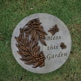 thumbnail image 2 of Bless This Garden Outdoor Patio Stepping Stone - 9", 2 of 4