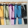 thumbnail image 5 of Jizyo Kids Girls Thermal Underwear Long Sleeves Shirt Ultra Soft Fleece Lined Top Bottom Warm Set for Blue 110, 5 of 6