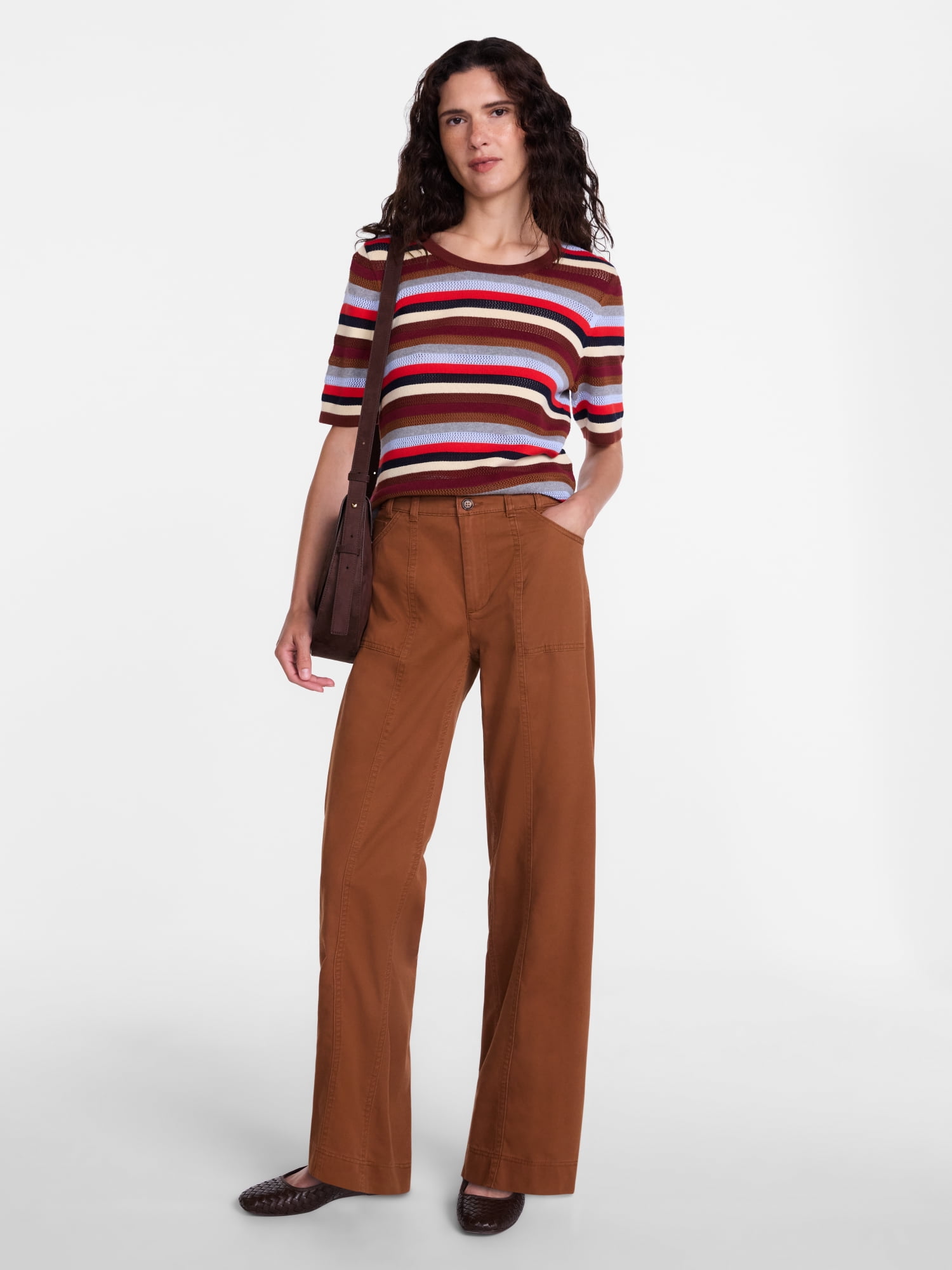 Scenario Women's Wide Leg Utility Pants, 31" Inseam, Sizes 0-20