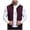Wine, variant on Vest for Men Fleece Lined Sleevelss Jackets Winter Warm Vests