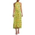 thumbnail image 2 of Nine.Eight Women Halter Tie Front High Low Maxi Dress, 2 of 5