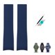thumbnail image 3 of Correa de reloj de caucho con extremo curvado de 21 mm para Longines Conquest Silicone L3.742.4 642 781 782 Style Bracelet Fold-over Buckle Watchband, 3 of 5