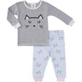thumbnail image 2 of Just Born® Organic Baby Girls Pajama Set, 3-Piece, 2 of 7