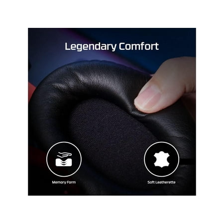 HyperX - Cloud II Wired Gaming Headset for PC, Xbox X|S, Xbox One, PS5, PS4, Nintendo Switch, and Mobile - Black/Red