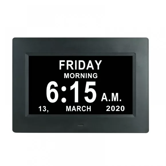 Digital Calendar Day Clock with Large Font for Elderly