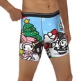 thumbnail image 4 of Lsque Sanrio Pattern Men's Performance Stretch Underwear, Athletic Long Leg Briefs，Moisture-Wicking-XX-Large, 4 of 6