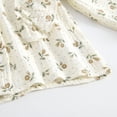 thumbnail image 5 of Gaexia Girls Elegant Outfit Flowy Sleeve Lace Skirt Soft Fabric Daily Casual Wear Two Piece Set, 5 of 6