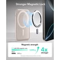 thumbnail image 6 of ESR Slim Magnetic Wallet Compatible with iPhone 12-17 Series & Select Samsung, 5-Card RFID-Blocking Holder with Magnetic Sticker, Desert Titanium, 6 of 9