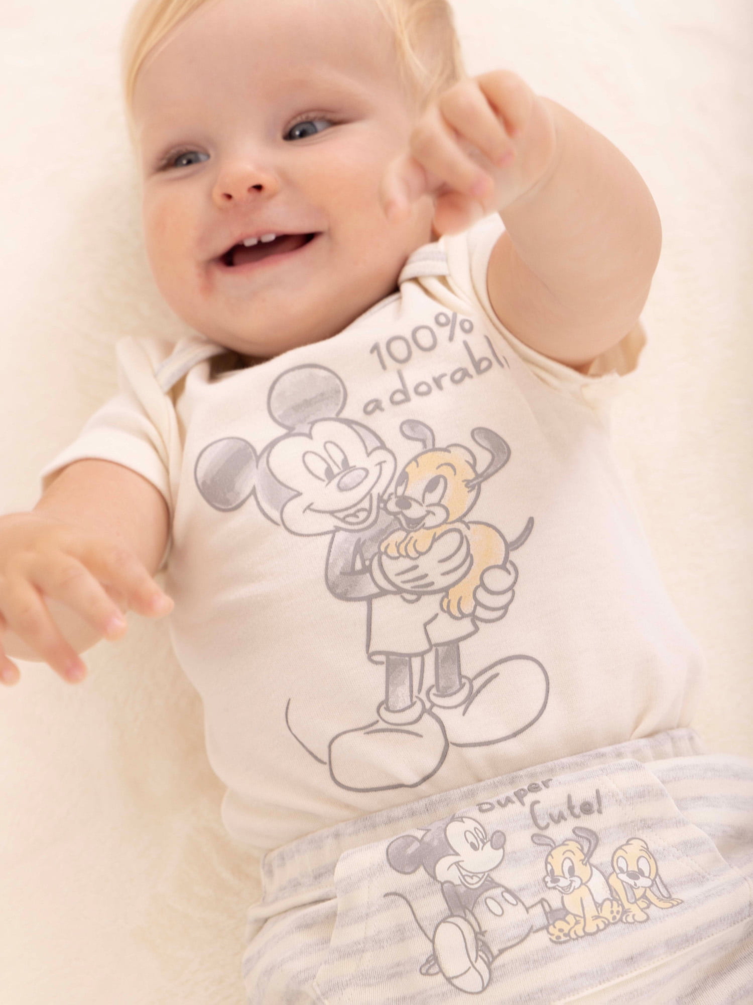 Disney Baby Wishes + Dreams Mickey & Friends Layette Shower Gift Set Bundle, 14-Piece, Sizes NB-12M