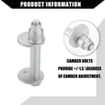 thumbnail image 6 of Unique Bargains Cam Plate Toe Adjust Bolts for Toyota 4Runner 1995-2004 Metal 4 Sets Silver Tone, 6 of 6