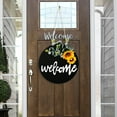 thumbnail image 5 of CSCHome Welcome Sign for Front Door Rustic Round Wooden Home Sign Decoration for Spring Summer Fall All Seasons Holiday Christmas, 5 of 6