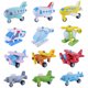 thumbnail image 1 of Worallymy 12 unids/set modelo de avión multipatrón Mini coche de madera vehículos de avión juguetes bebé niños juguete educativo regalos de cumpleaños Worallymy JD735802198, 1 of 7