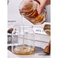 thumbnail image 3 of Tarro Miel Dispensador Bote Con Cucharón Y Tapa Recipiente Vidrio 18oz, 3 of 9