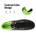 thumbnail image 4 of Botines de fútbol para hombre DREAM PAIRS talla 12 negro verde rojo, 4 of 7